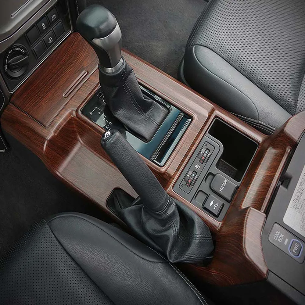 Для Toyota Land Cruiser Prado J150 150 2018 2019 персиковая древесина Центральная панель управления