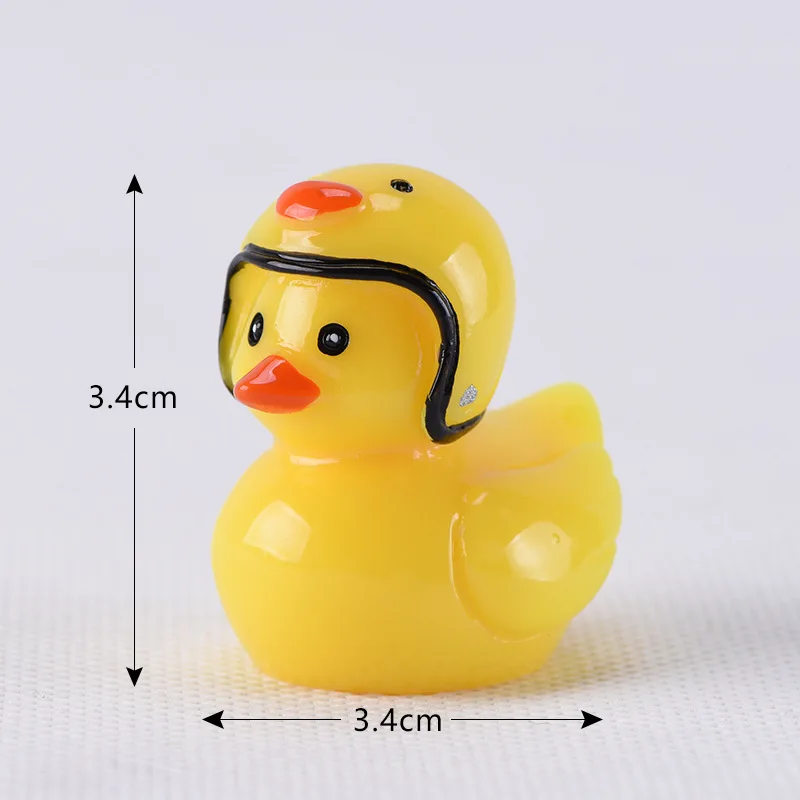 Миниатюрный шлем утка Фея домик Мини Сад фигурки животных домашний стол офисное