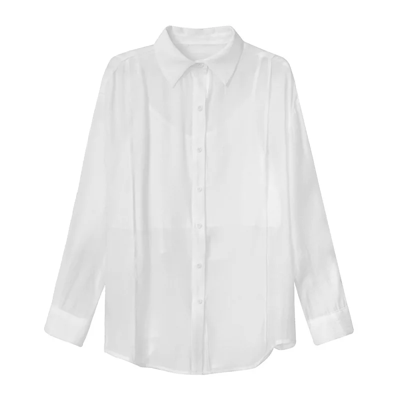 

TVVOVVIN 2021 Korean Spring Summer New Simple Fashion Solid Color Loose Long Sleeve Sunscreen Cardigan Women 05Z8