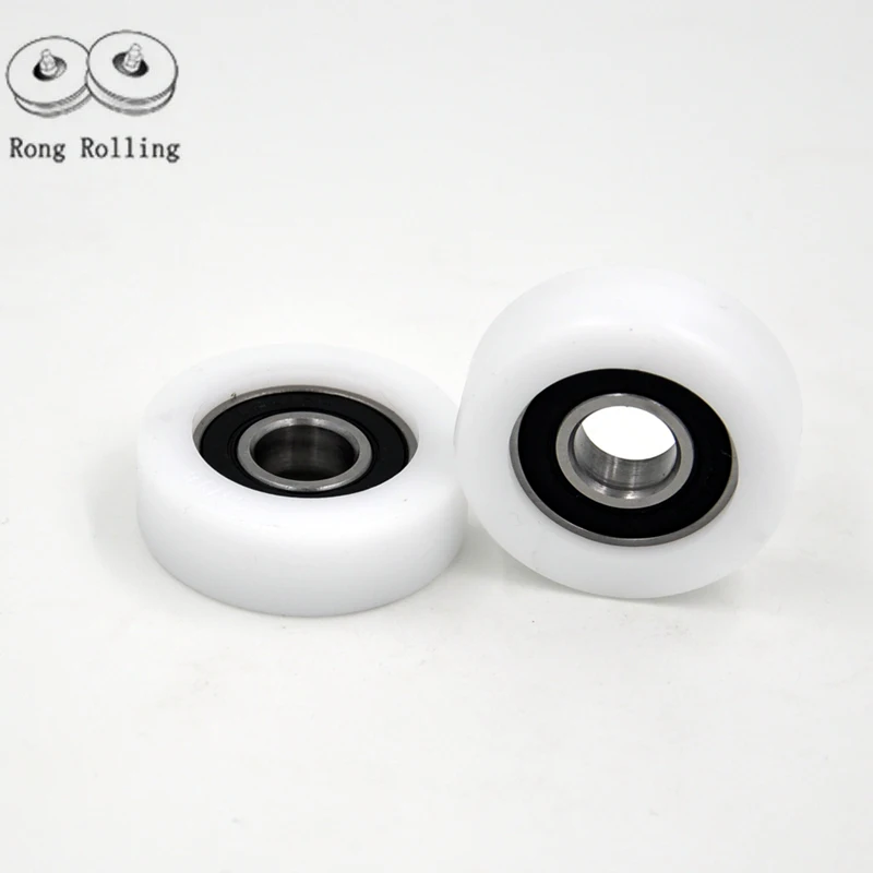 

Packaged Plastic Bearings inner diameter 12mm, sliding nylon roller with bearing 5pcs/lot 12*40*13