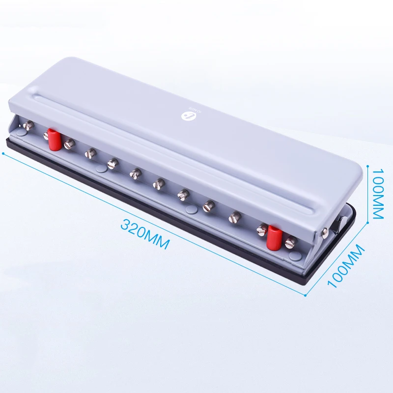 Дырокол с 12 отверстиями рычаг для отверстий в грибах регулируемый