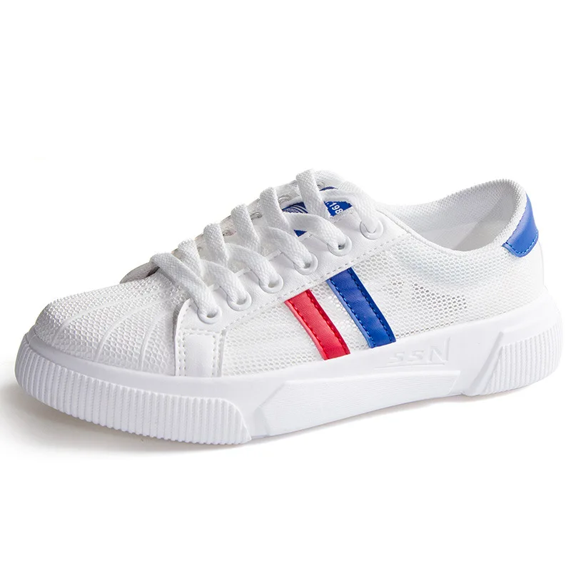 

Breathable Mesh Women Sneakers 2020 Summer Women Casual Shoes White Sneaker Fashion Stripe Platform Shoes Women Flats Zapatillas