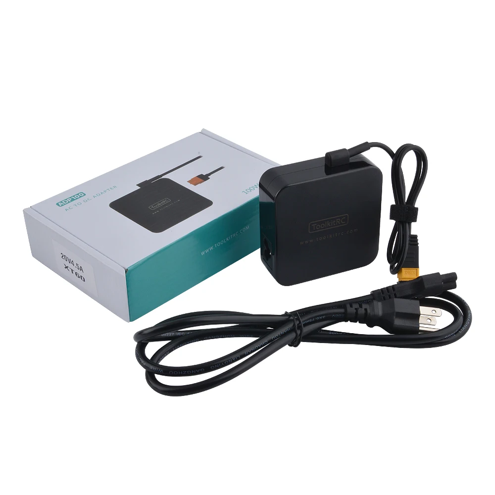 New style ToolKitRC ADP100 100W 20V Power Supply with XT60 Output Adapter Fit iSDT Q8 Q6 GT Hota HTRC SkyRC Charger RC | Игрушки и хобби