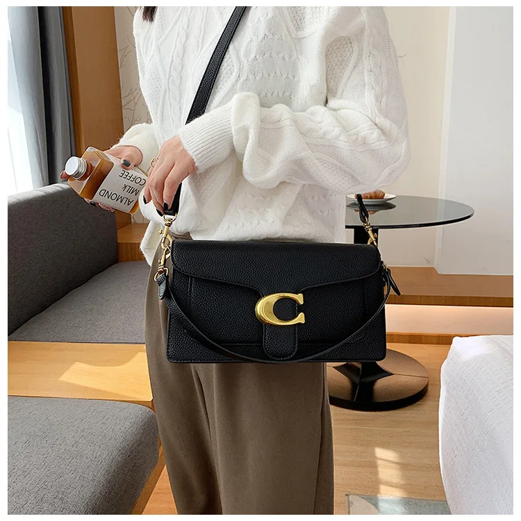 

2021 Spring/Summer New Women's Bag Car Stitching Portable Envelope Shoulder Chain Crossbody Pure Color Wallet Retro Trend
