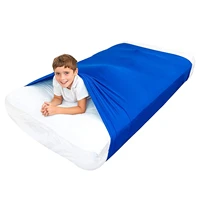 sensory bed sheet for kids compression alternative to weighted blankets breathable sack for boys girls safe calming relief