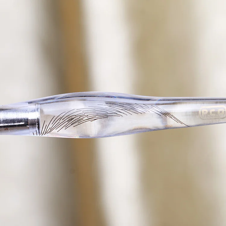 tattoo tool PCD Crystal Eyebrow Pen Microblading Machine Caneta Manual Tattoo Needle Blade Slot For Permanent Makeup Eye | Красота и