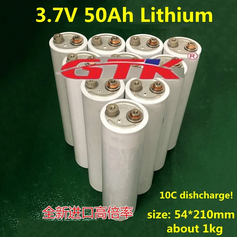 10C discharge! 3.7V 50Ah Lithium ion battery 55210 bateria for DIY 12v 24v power tools bicycle House hold | Электроника