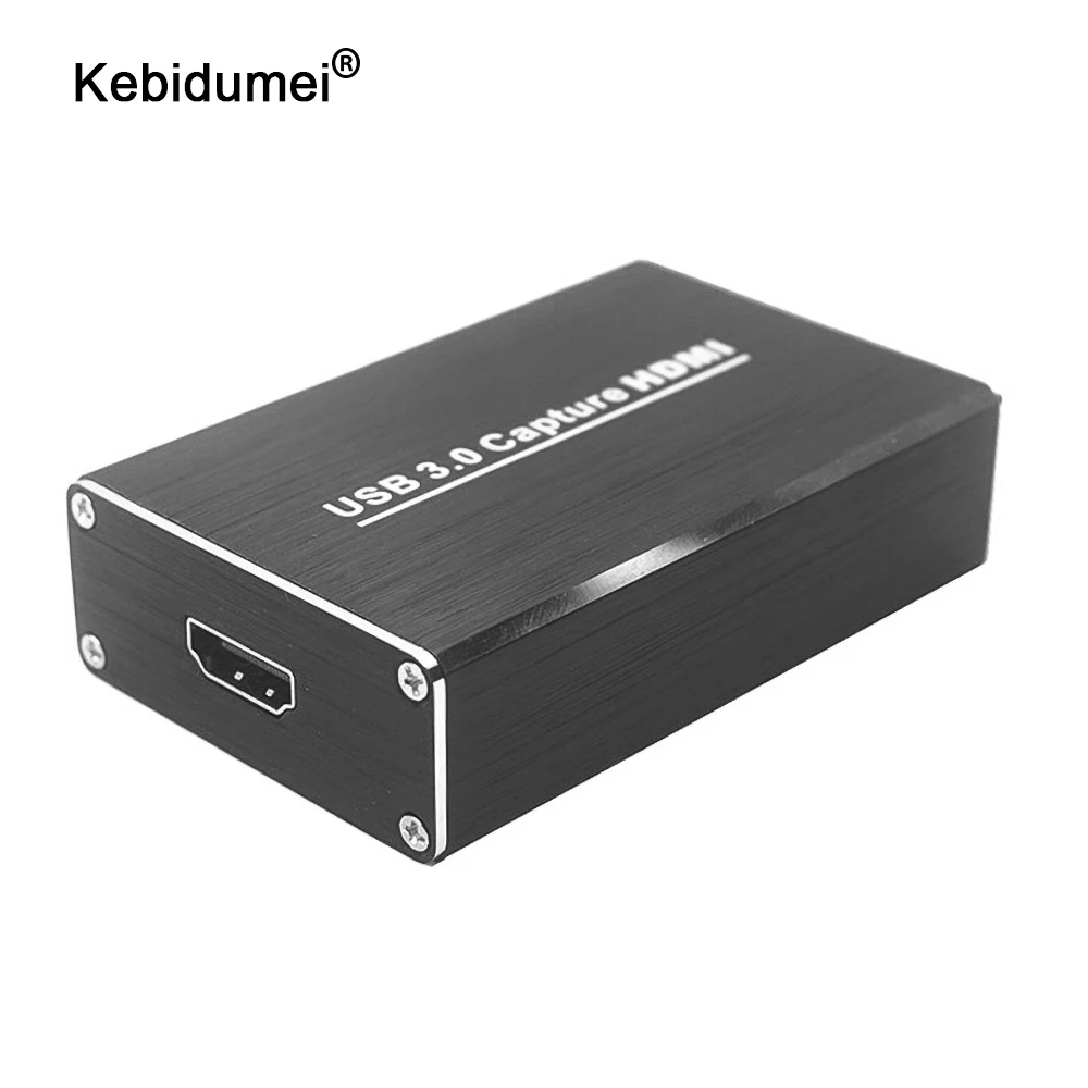 1080P 60 Гц USB3.0 Карта видеозахвата ключ HDMI совместимость с USB для игры в прямом эфире