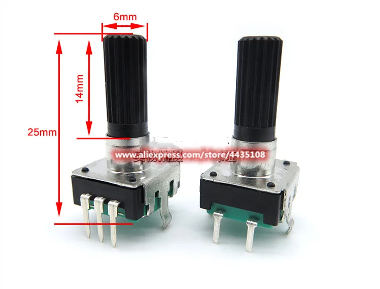 8pcs EC12 type 12-bit potentiometer with switch for ceramic hob stereo amplifier digital pulse rotary 360 degrees encoder - купить по