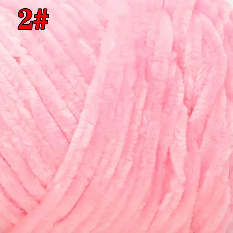 100 г/шарик шерстяная синель Золотая Бархатная пряжа Гималайский Дельфин детская