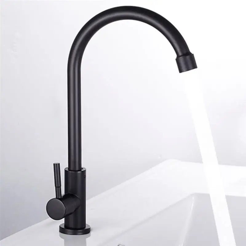 

Rotatable Water-Tap Single Outlet Kitchen Stainless Steel Sink (Single Hole)