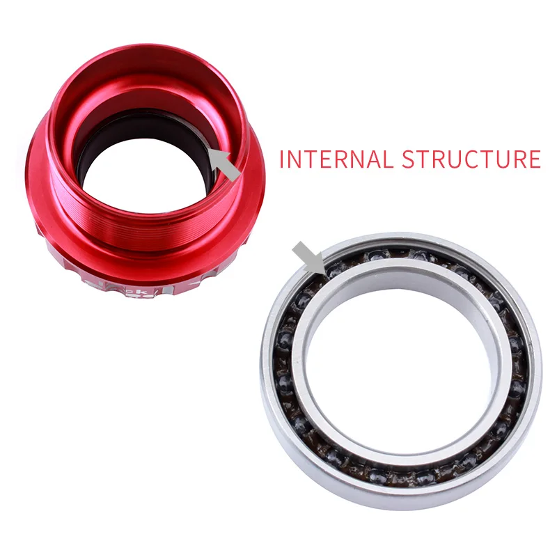 Muqzi керамический подшипник Нижний Кронштейн Bb Bsa центральная ось формула резьбы для Shimano Sram шатун Mtb дорожный велосипед Красный