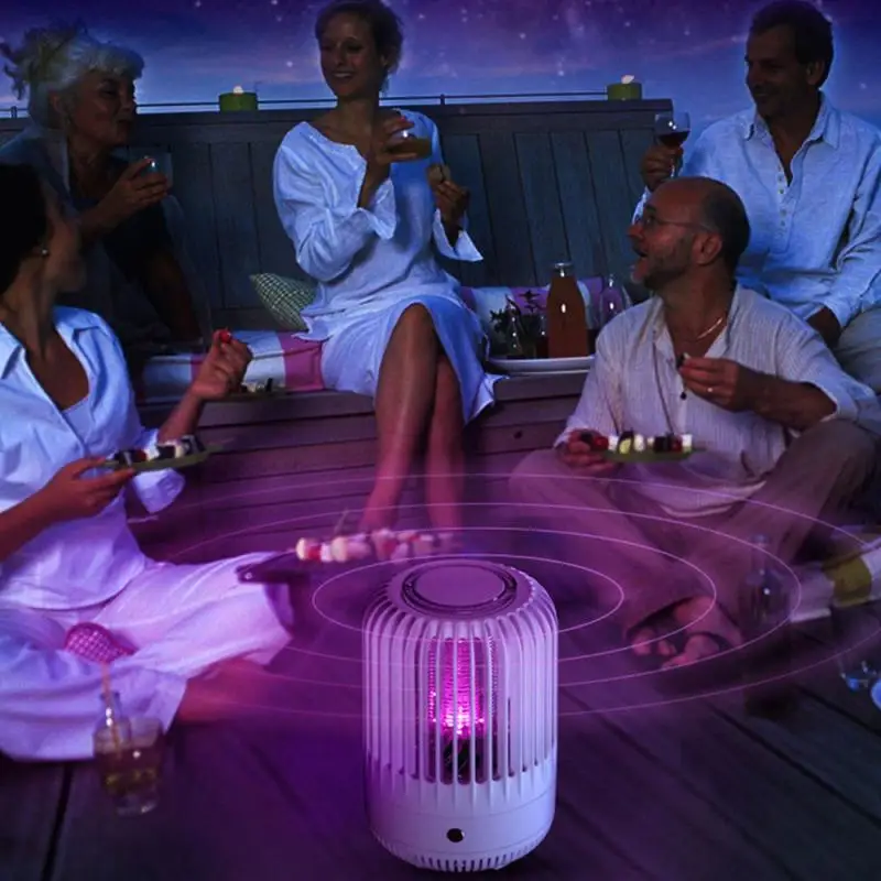 

USB Rechargeable Mosquito Killer Lamps Electric Shock Type Household Mosquito Killer Bedroom Outdoor Mosquito Repellent Lamp