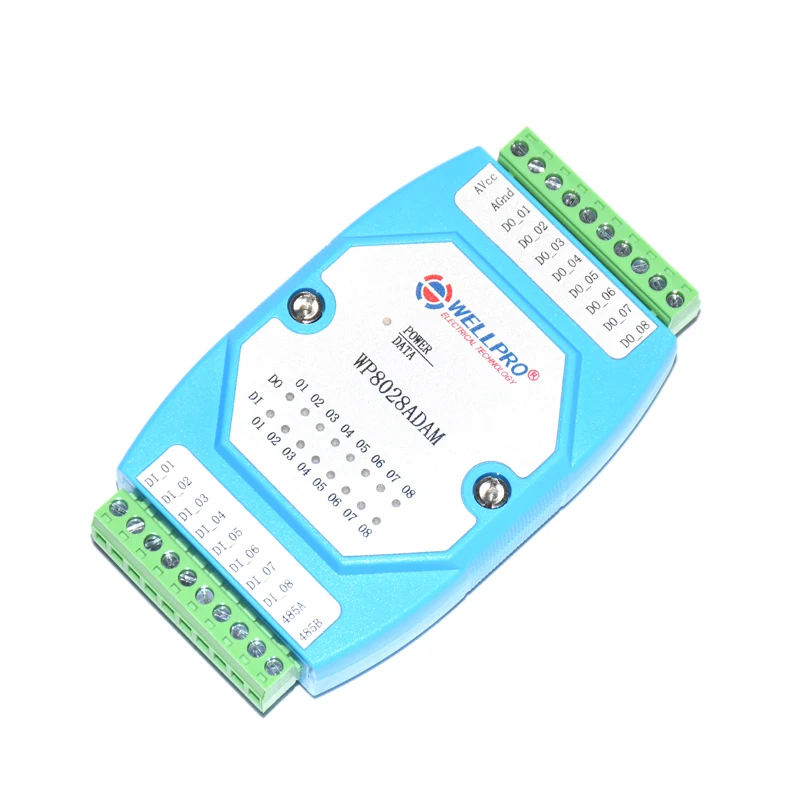 Цифровой входной и выходной модуль Lsolated 8DI/8DO MODBUS Communication-WP8028ADAM | Безопасность