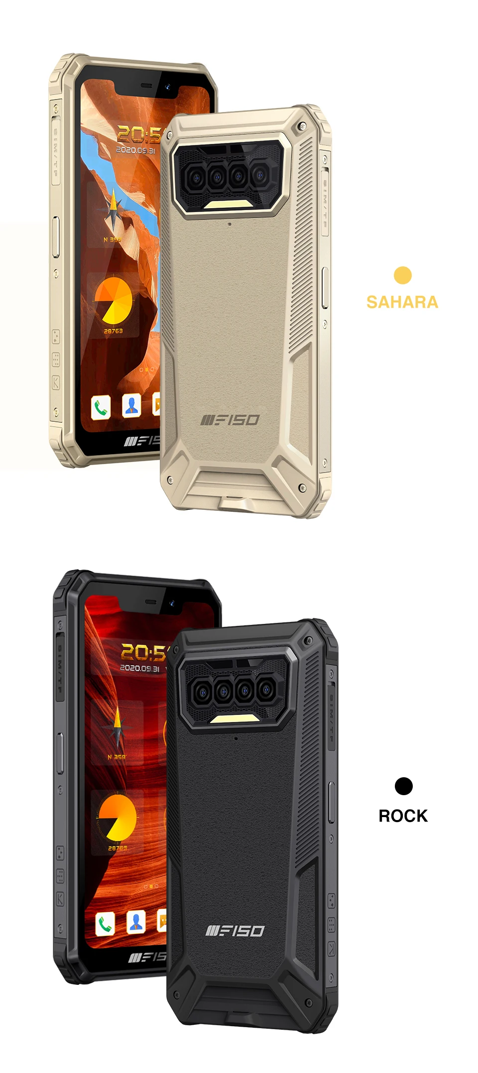 F150 B2021IP68/69K Rugged SmartPhone 6GB+64GB 8000mAh Octa Core Mobile Phone NFC 5.86'' HD+ MediaTek Helio G25 13MP Camera Phone cheap t mobile android phones