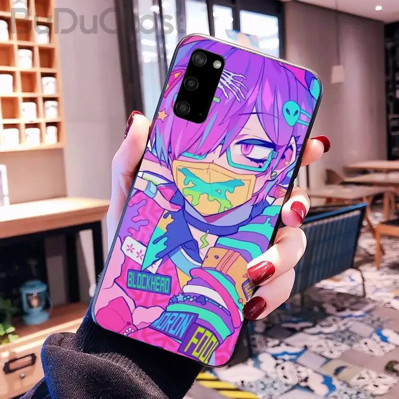 

Hrmes Two-dimensional girl Phone Case for Samsung Galaxy S10 Plus S10E S6 S7 edge S8 S9 Plus S10lite S20 Plus S20 Ultra