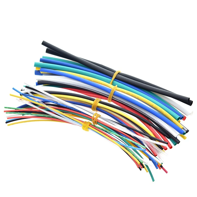 70 шт. термоусадочные полиолефиновые трубки 7 цветов|Изоляционные материалы и