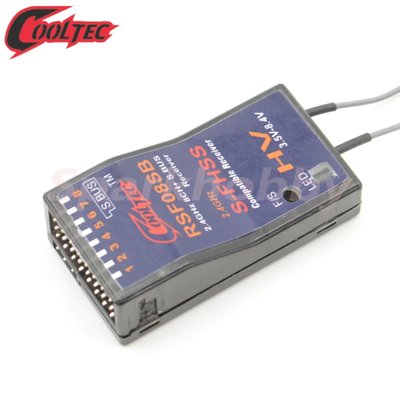 Приемник Cooltechnology RSF08SB Futaba S-FHSS 8CH + SBUS совместимый приемник для 10J 8J 6K 6J 14sg T16SZ 18MZWC 18SZ