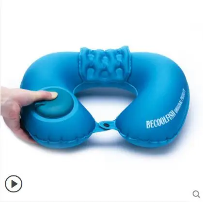 Новая надувная подушка для шеи дорожная U-образная воздушная подголовник головы
