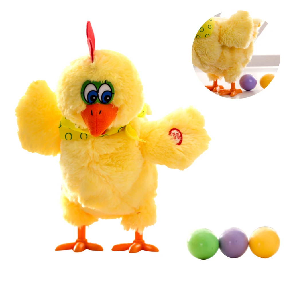 

For Kids Electric Funny Chicken Toys Hen Laying Egg Joke Gifts For Child Anti-Stress Gadget Indoor Outdoor Fun Games