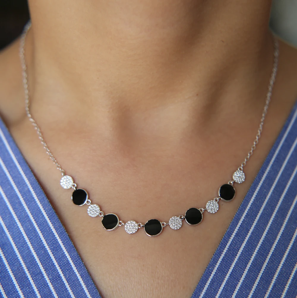 Модные новейшие самые дешевые США массивные ожерелья покрытые эмалью чокер