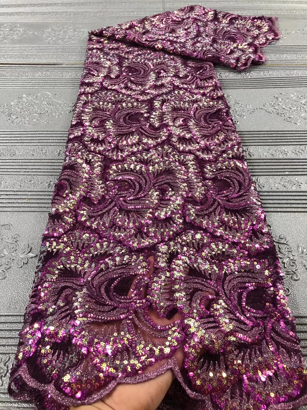 

2020 High Quality African Lace Fabric Pure White French Net Embroidery Tulle Lace Fabric for Nigerian Wedding Party Dress