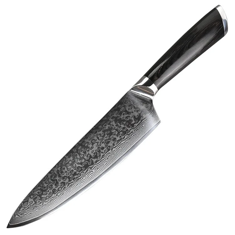 

Yangjiang knife 8-inch chef's knife Damascus steel chef's knife hammered kitchen knife Western-style kitchen knife cooking knife