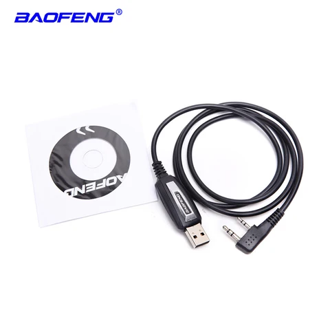 Baofeng USB Кабель для программирования для двухстороннего радио UV-5R UV-6R UV-82HP BF-F8HP GT-3TP BF-888S портативная рация USB кабель для программы