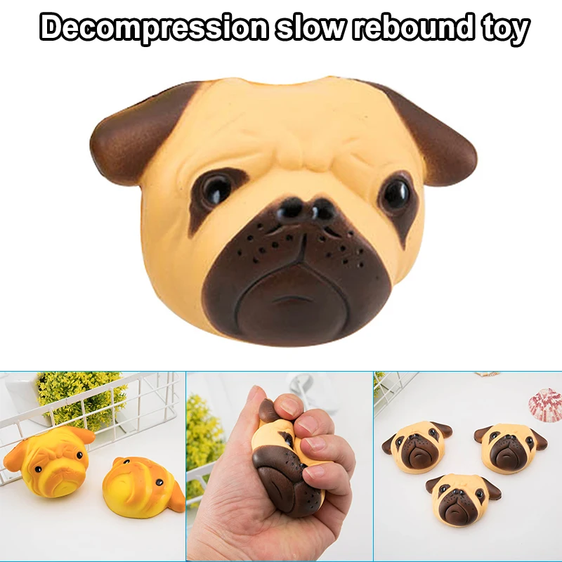 

petits animaux brinquedos Mini Cute Dog Shape Anti Stress Toys Press Soft Stress Relief Toys Fun Gift Toys For Adult Kids