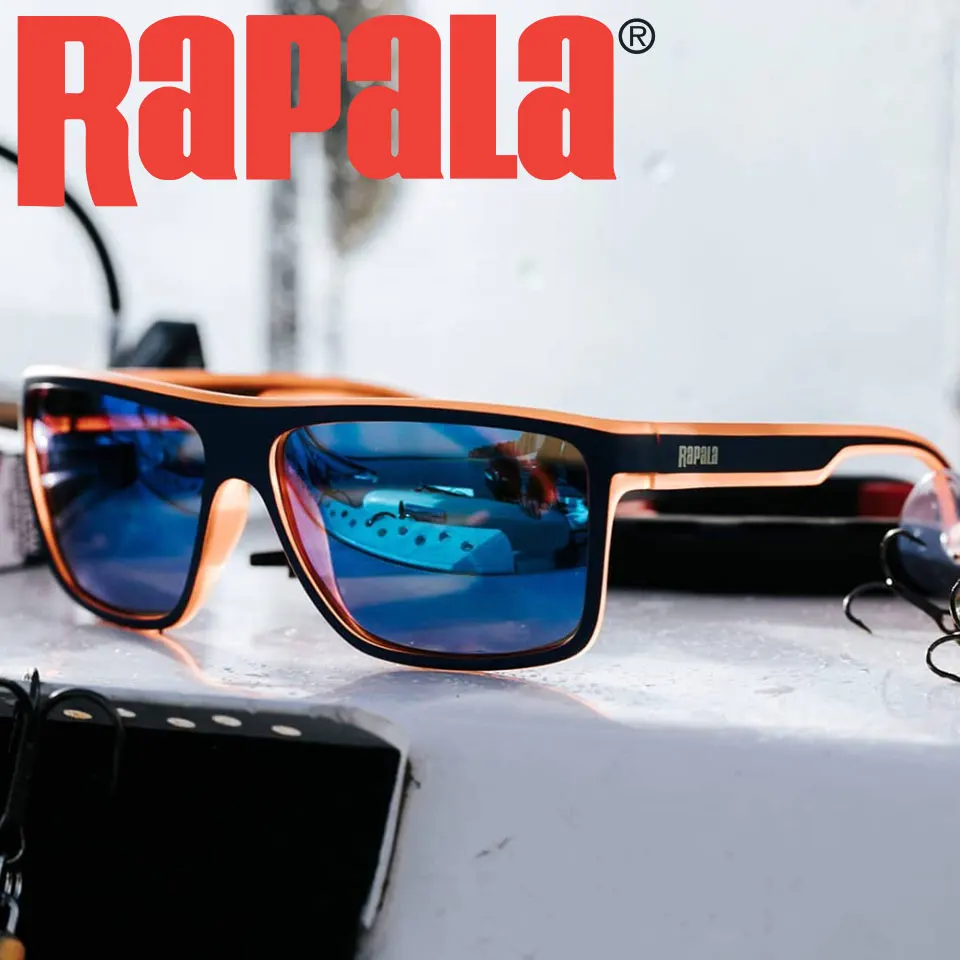 RAPALA поляризационные очки для рыбалки, спортивные солнцезащитные очки, УФ-защита, анти-синий светильник, четкое видение, рыбалка, Велоспорт, туризм