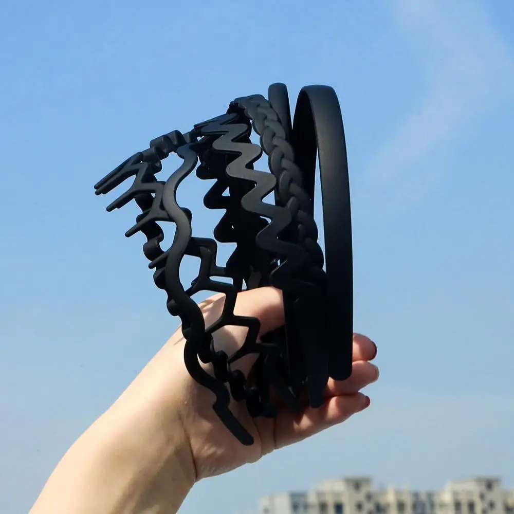 Ободок для волос однотонный с зубцами Женский модный аксессуар на голову 1 шт. |