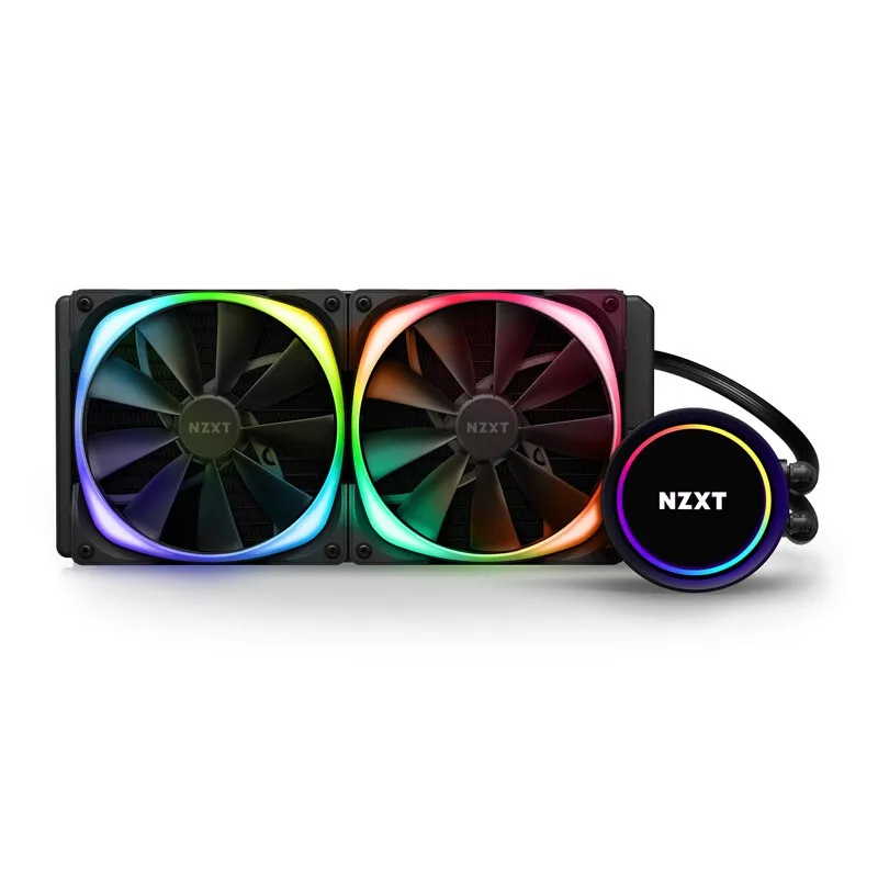 

NZXT Kraken X63 RGB All-in-one CPU Water Cooling Radiator 280mm Cold Row Rotatable LOGO Cold Head Desktop Liquid CPU Cooler