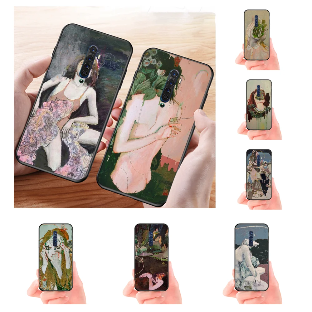 NBDRUICAI Trippy Art Painting Soft Silicone TPU Phone Cover for OPPO Reno2 Z R15 pro R17 R11 R9S Plus R9 | Мобильные телефоны и