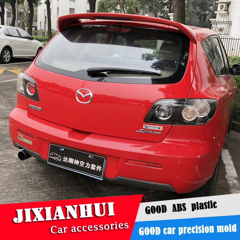 Спойлер для Mazda 3 2006 2013 спойлер хэтчбека Mazda3 HSDD из АБС пластика цвет заднего крыла