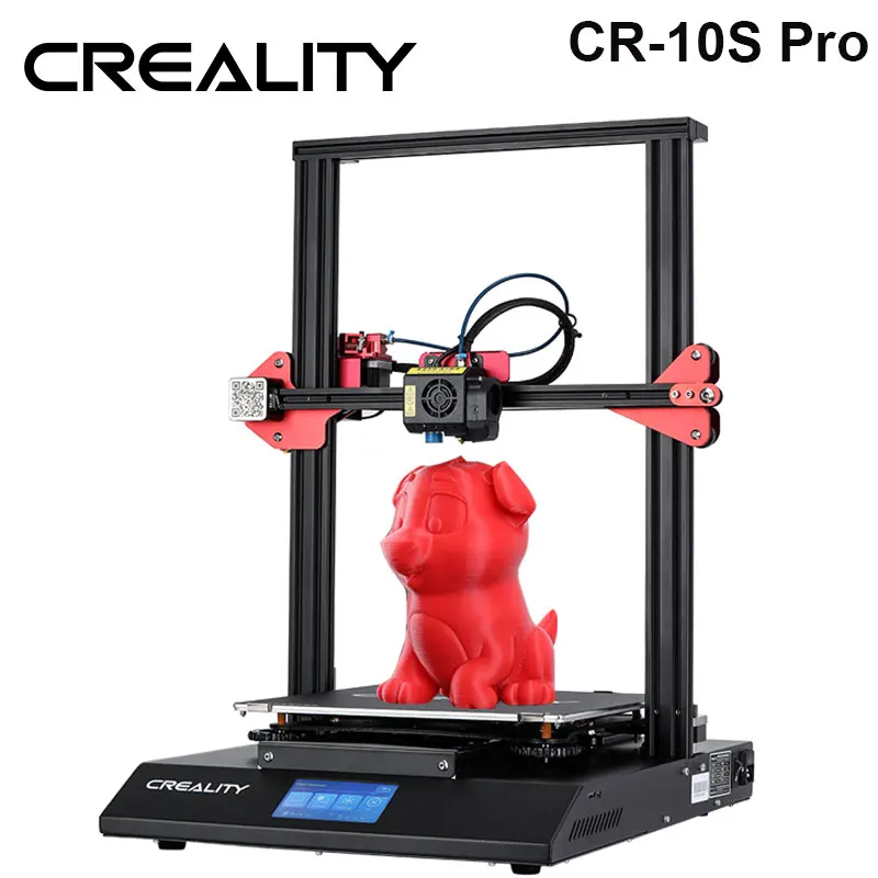 CREALITY 3D CR-10S Pro датчик автоматического выравнивания принтер 4,3 дюймов сенсорный ЖК-дисплей Печать накаливания обнаружения Funtion MeanWell power