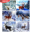 HUACAN алмазная вышивка 5д олень Полная площадь Алмазная мозаика картины животные вышивка крестиком