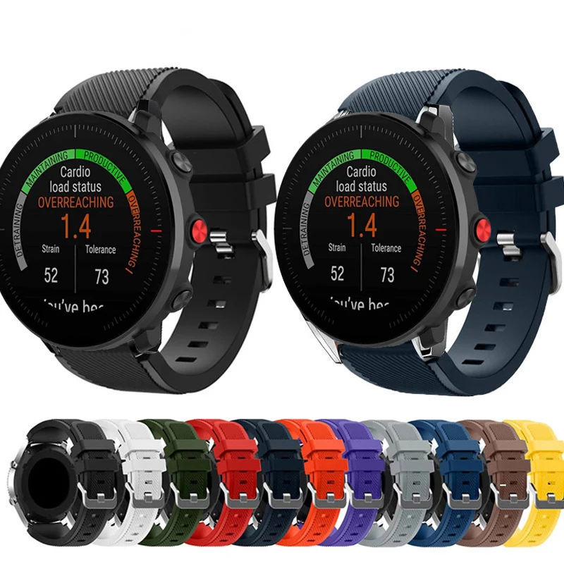 

Ремешок для умных часов POLAR Grit X/Vantage M, силиконовый ремешок для часов, спортивный браслет, 22 мм
