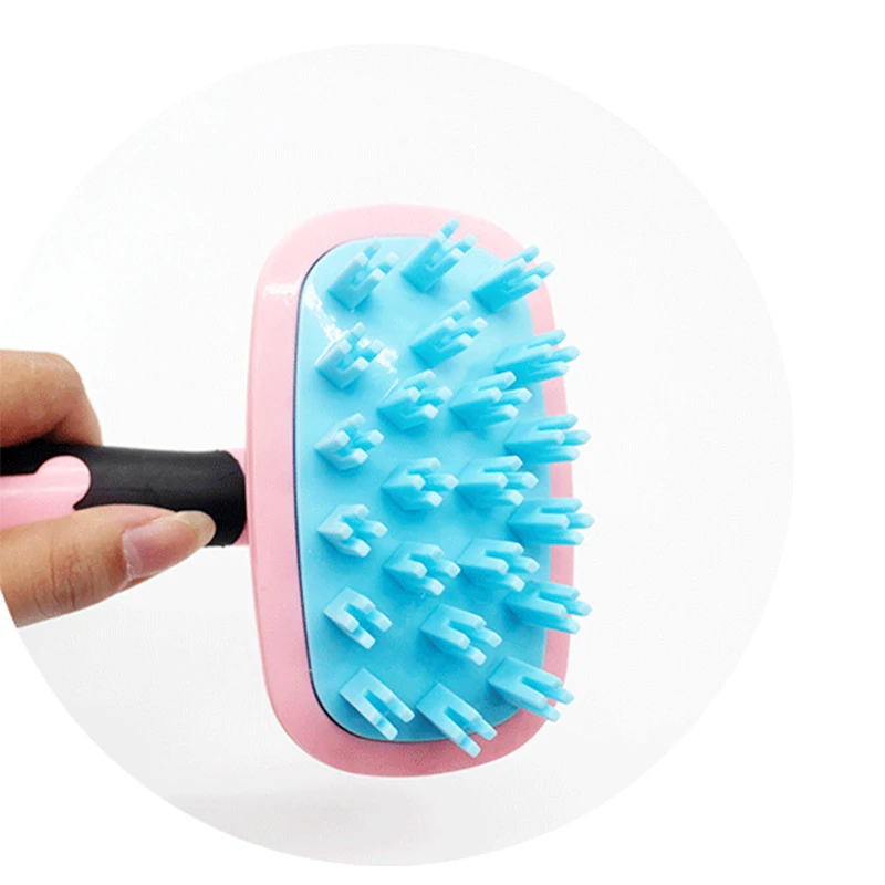 Высококачественная силиконовая стрижка кошек и собак Расческа Щетка для купания
