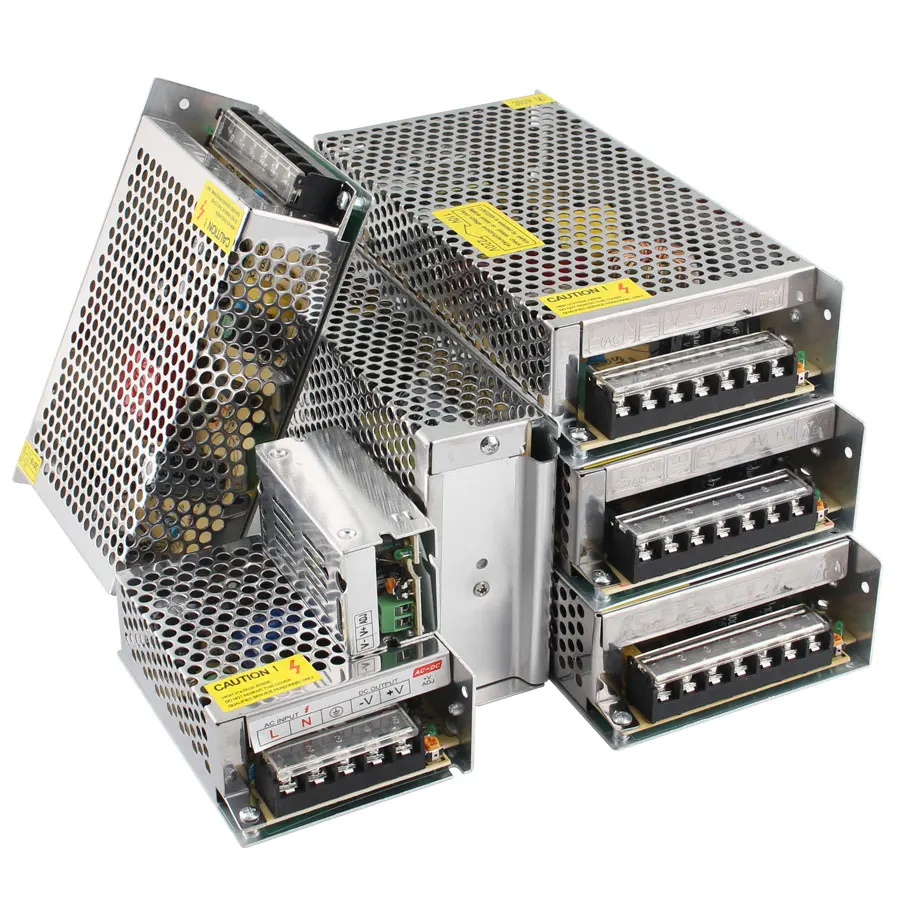 5 в источник питания 2A 3A 5A 10A 20A 30A 40A 60A AC DC 110 В 220 до алюминиевый светодиодный