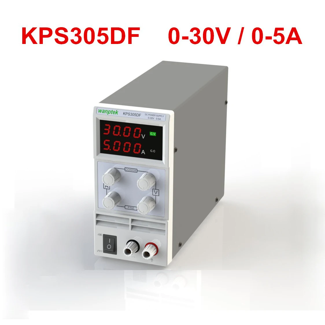 

4 Pcs Wanptek KPS305DF 0~30V 0~5A Adjustable Digital Switching DC Power Supply 115/230V Four display Stabilizers Display