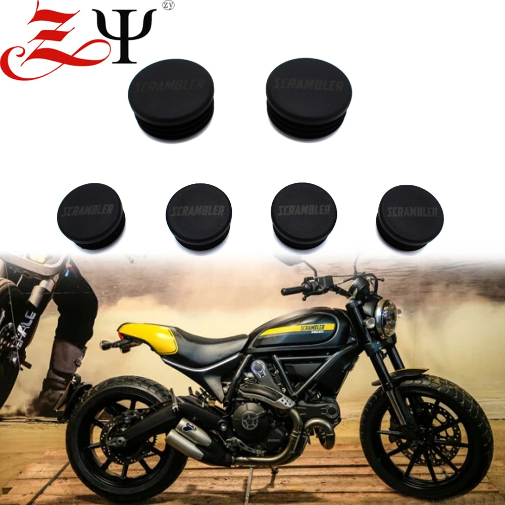 6 шт. набор крышек для рамки Ducati Scrambler 400 800 2014 2016 2017 2018 | Автомобили и мотоциклы
