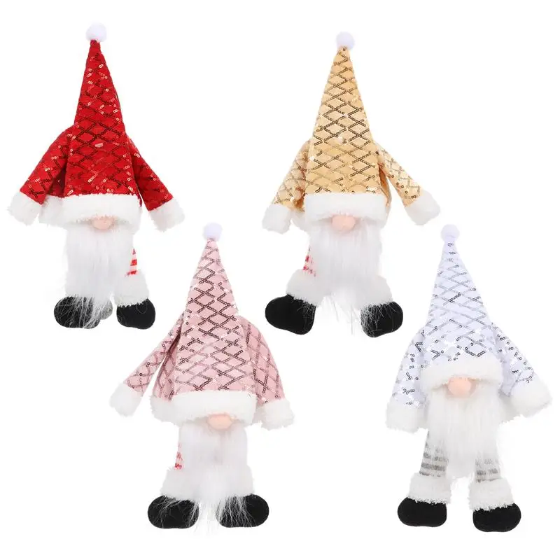 

4 шт. крышки для бутылок, крышки для бутылок в виде гнома, куклы, украшения для бутылок, тканевые крышки для бутылок, рождественские украшения...