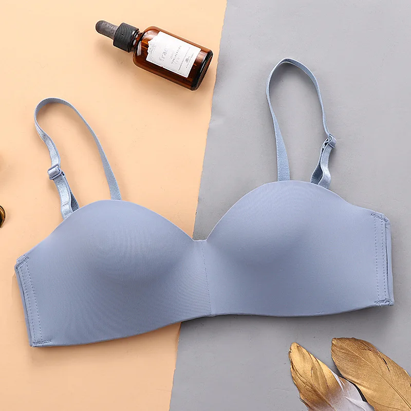 

2019 New Sexy Fashion Seamless Bras for Women Push Up Lingerie Bra Half Cup Wire Free Brassiere Female Underwear Intimates