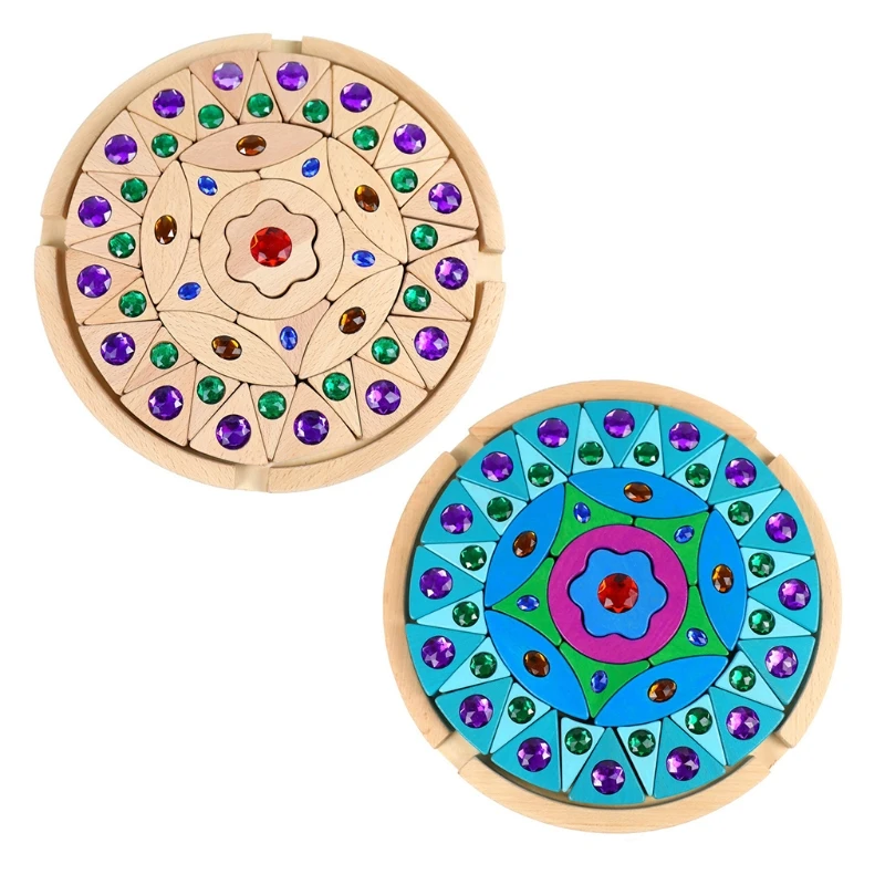 

Деревянная доска Монтессори с литыми формами, утолщенная детская игрушка с распознаванием цвета, игрушка для ручной тренировки Kids3 + Забавн...