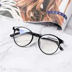 Винтажные круглые очки с синей пленкой очки с защитой от синего излучения очки с защитой от излучения оправы для очков оправа для очков из поликарбоната и полимерные линзы