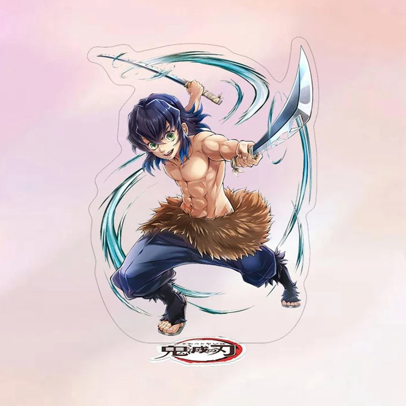 

Anime Demon Slayer:Demon Slayer Acrylic Stand Figure Models Magan Tanjirou Nezuko Inosuke Double SidesDesk Plate Decor Ornaments