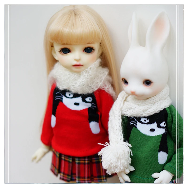 1/6 bjd свитера для кукл красный цвет Одежда кукол зеленый YOSD MYOU аксессуары