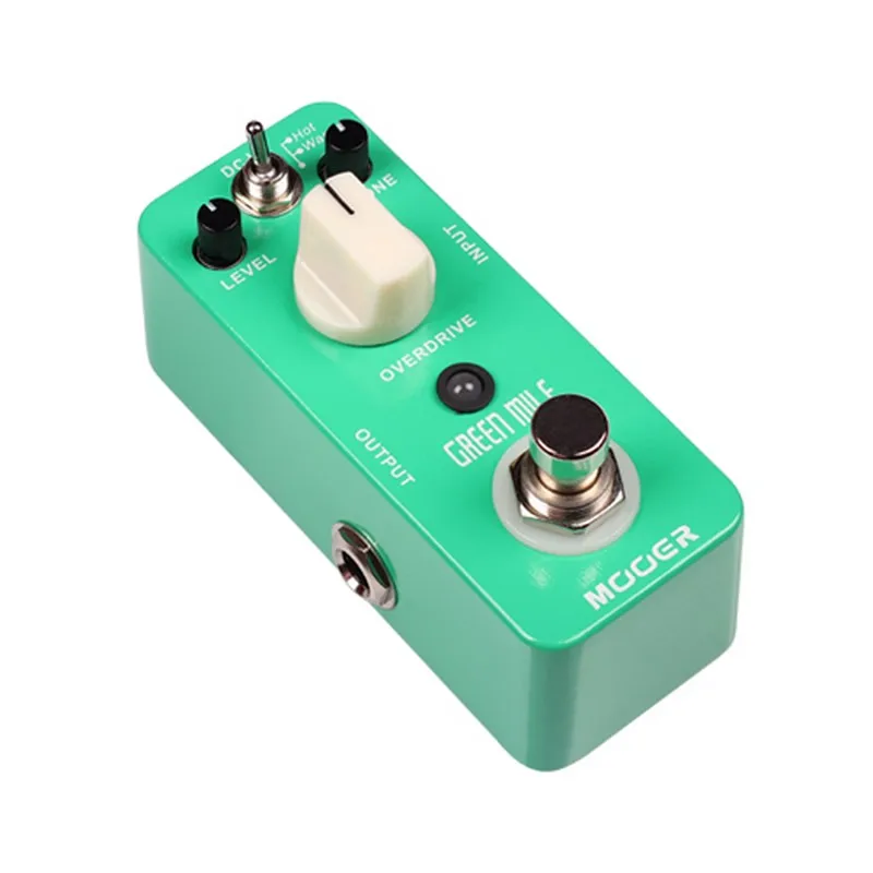 Mooer зеленая миль Overdrive педаль микро электрическая гитара True Bypass мини гитарные
