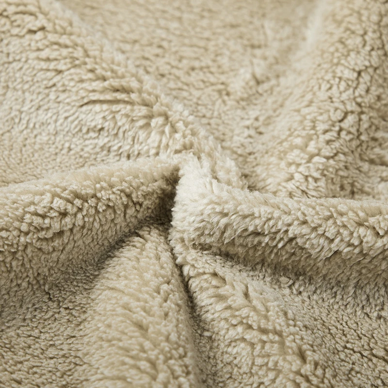 Корейский зимний утепленный тренд толстовка из овечьей шерсти для мужчин и