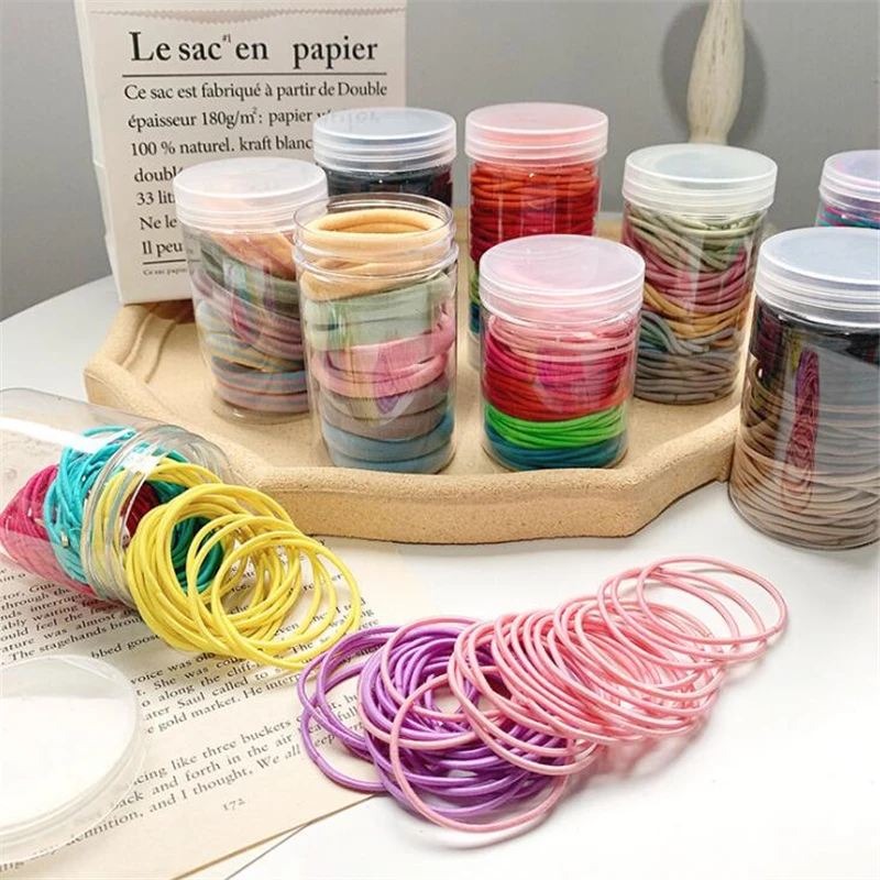 100/10 шт. Детские резинки для волос в коробке|Аксессуары девочек| |